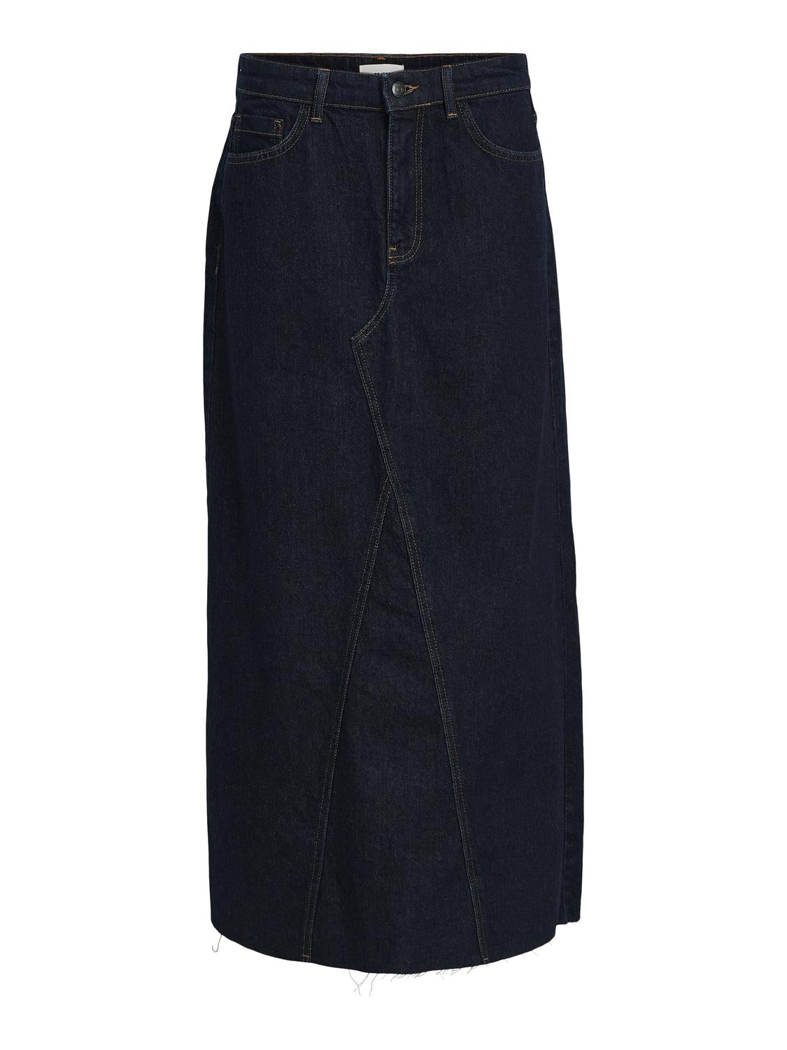 OBJHARLOW Skirt - Dark Blue Denim
